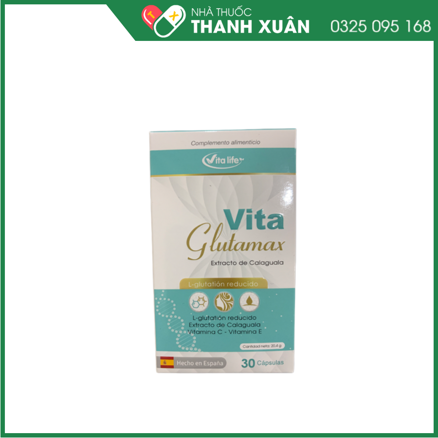 Vita Glutamax - Hỗ trợ chống oxy hóa, giúp làm chậm quá trình lão hóa